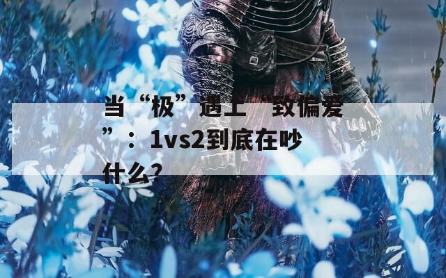 当“极”遇上“致偏爱”：1vs2到底在吵什么？