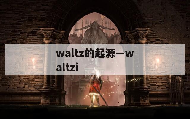 waltz的起源—waltzi