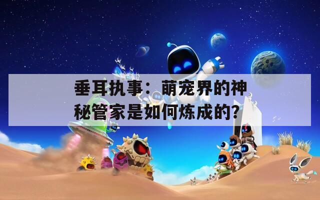 垂耳执事：萌宠界的神秘管家是如何炼成的？