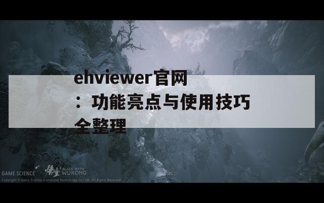 ehviewer官网：功能亮点与使用技巧全整理