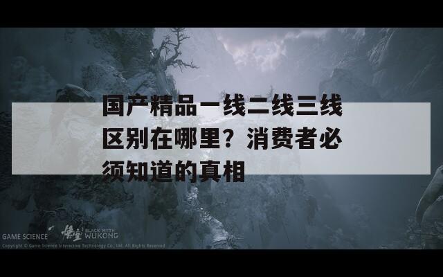 国产精品一线二线三线区别在哪里？消费者必须知道的真相