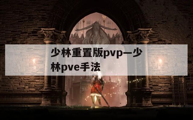 少林重置版pvp—少林pve手法