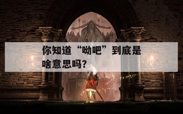 你知道“呦吧”到底是啥意思吗？